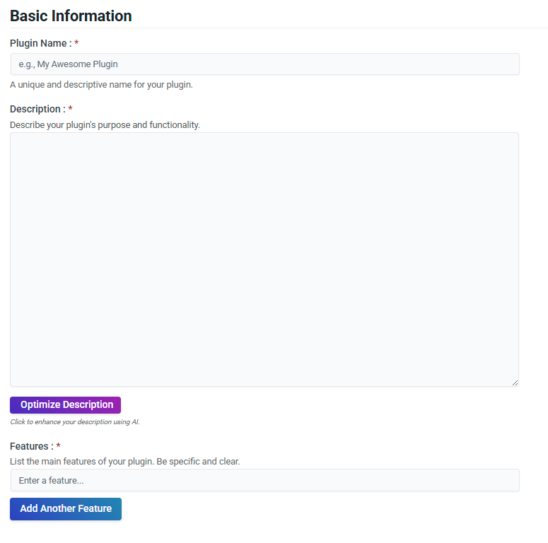 KAMI-Plugin Forge AI Developer Wordpress Plugin